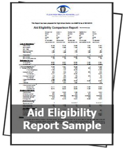 aid eligibility report sample