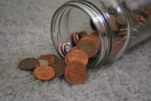 pennies jar